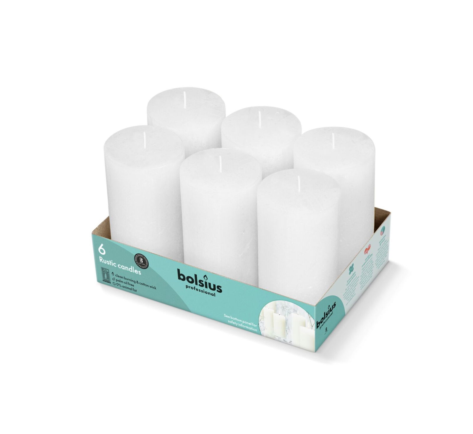 103468791502 bolsius rustiek wit