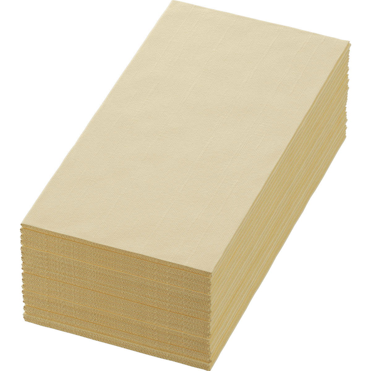 Duni dunisoft servet 40cm 1/8 vouw bio crème