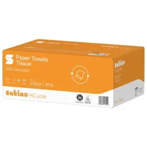 Satino handdoekpapier z-vouw recycled 2-laags 25x23cm