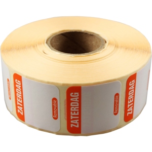 Foodsecure zaterdag daglabel verwijderbaar 25x25cm