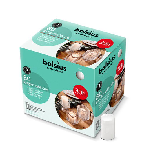 Bolsius relight wit 30uur