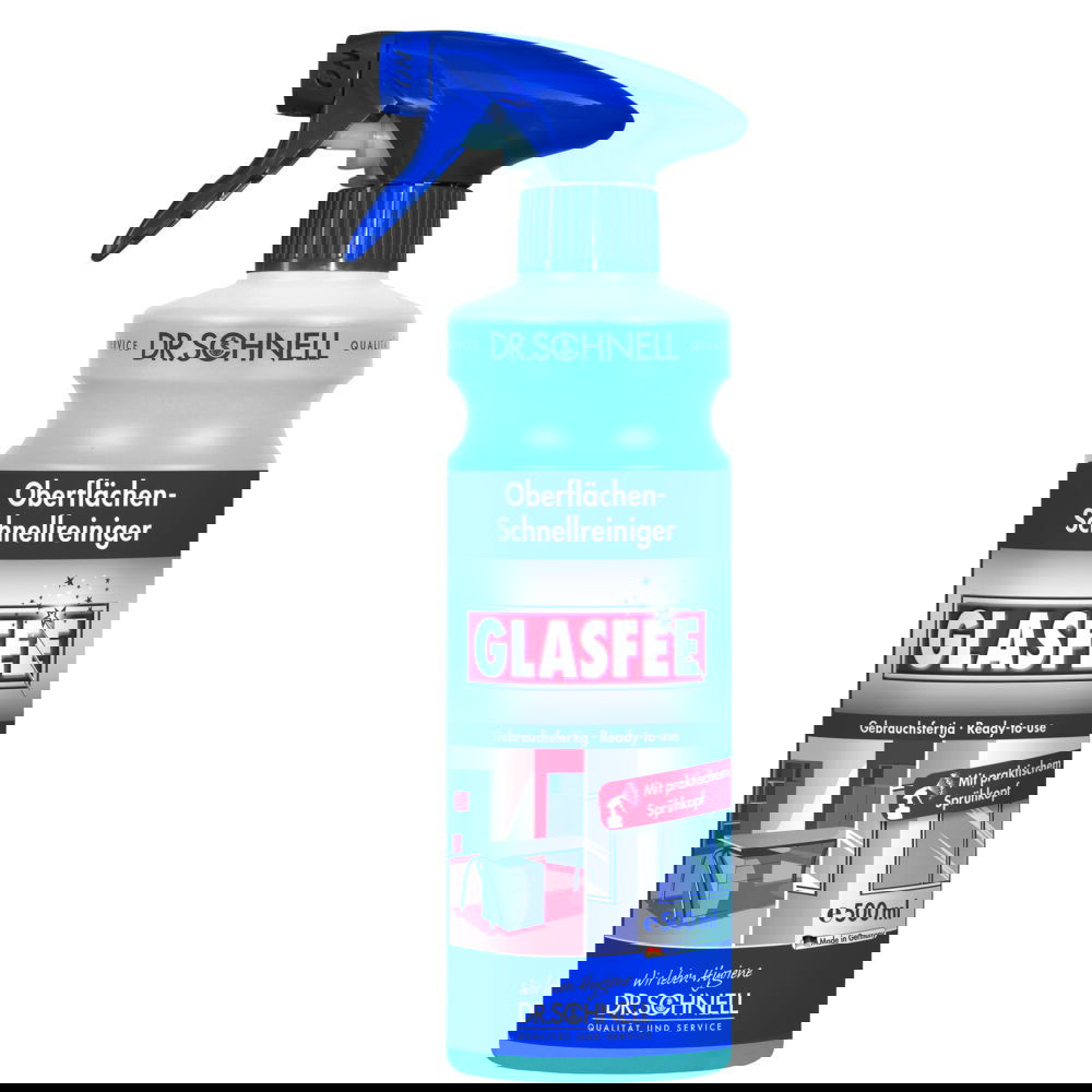 Dr.schnell glasfee glas reiniger sprayflacon