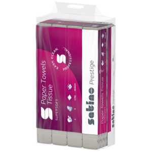 Satino handdoekpapier m-vouw cellulose 24x20,6cm 2-laags