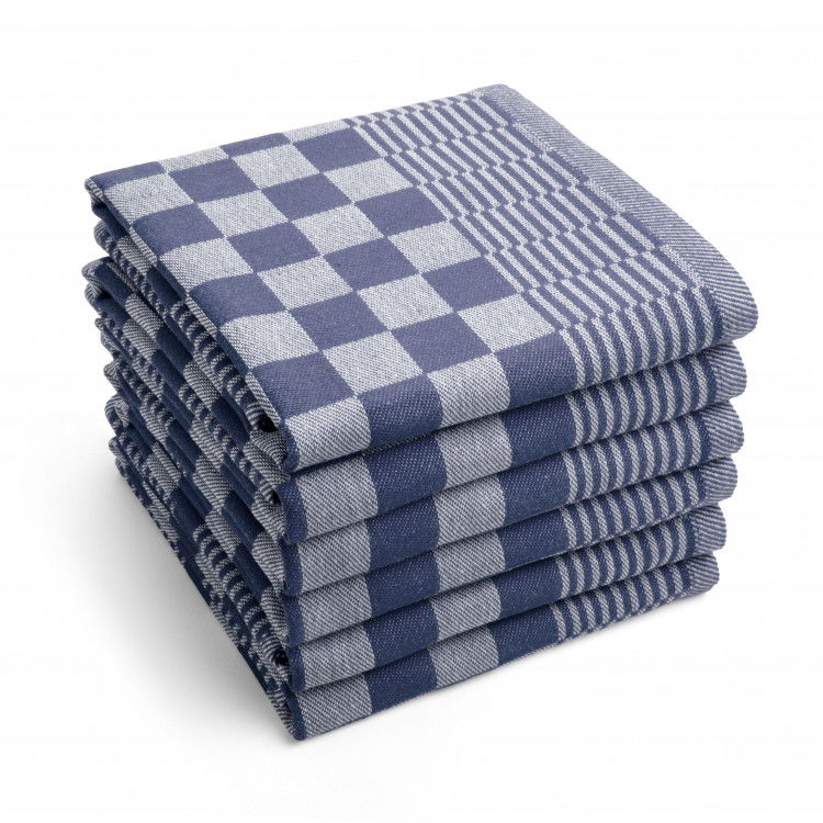 Theedoek deluxe blauw