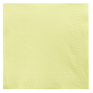 Servet tissue 40x40cm 1/4 vouw 2-laags sahara