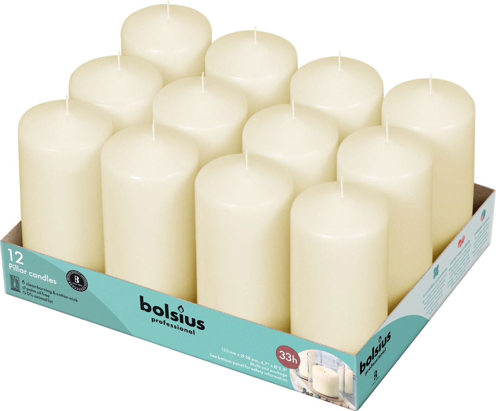 103413402505 bolsius stompkaars ivoor