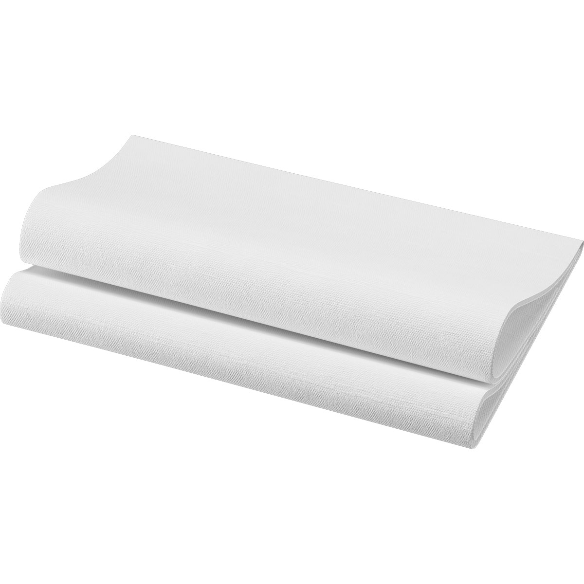 Duni dunisoft servet 40cm 1/4 vouw bio wit