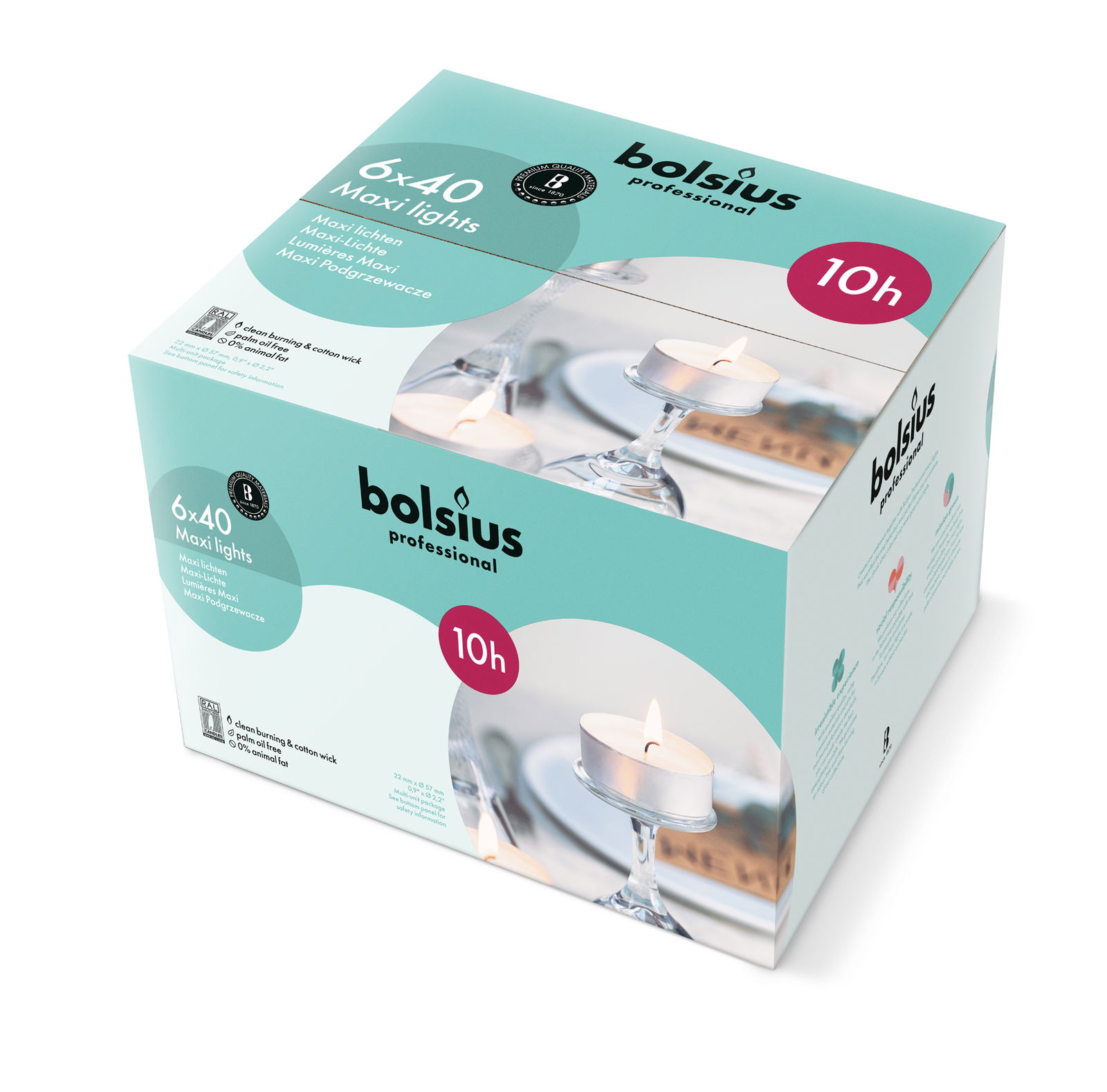 103431104800 bolsius theelicht professional