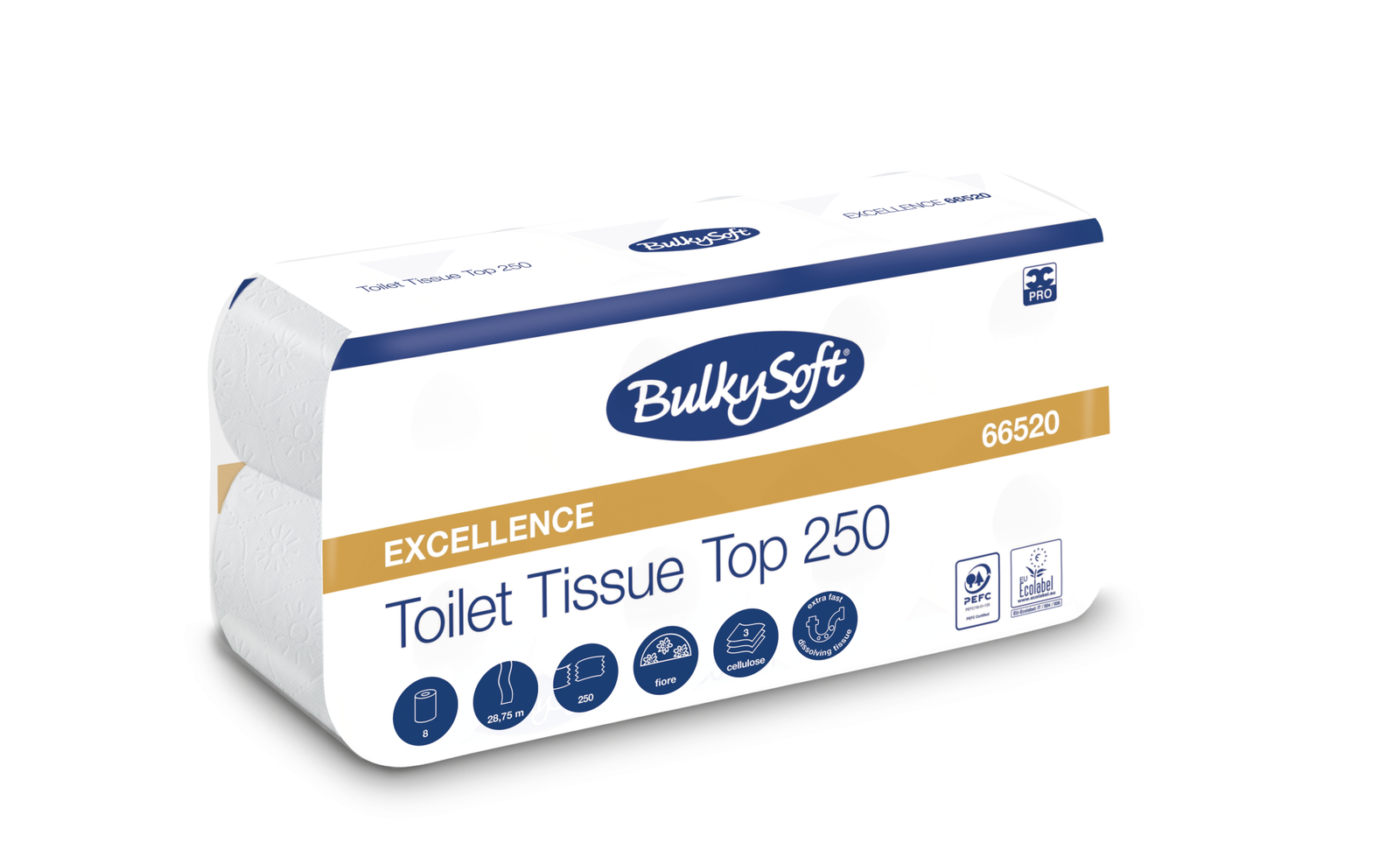 66520 bulkysoft toiletpapier tissue