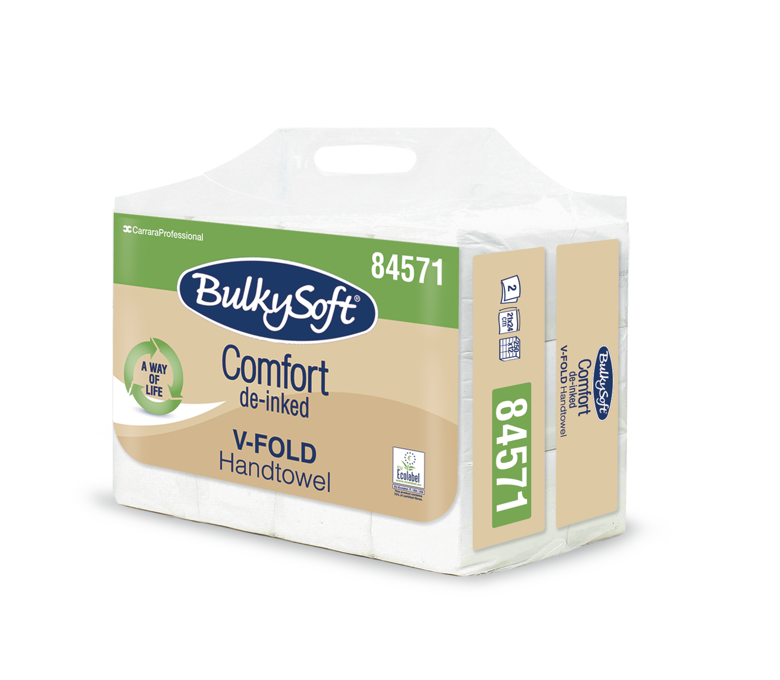 84571 bulkysoft handdoekpapier recycled