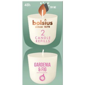 Bolsius cleanlight refill gardenia & fig 20 uur