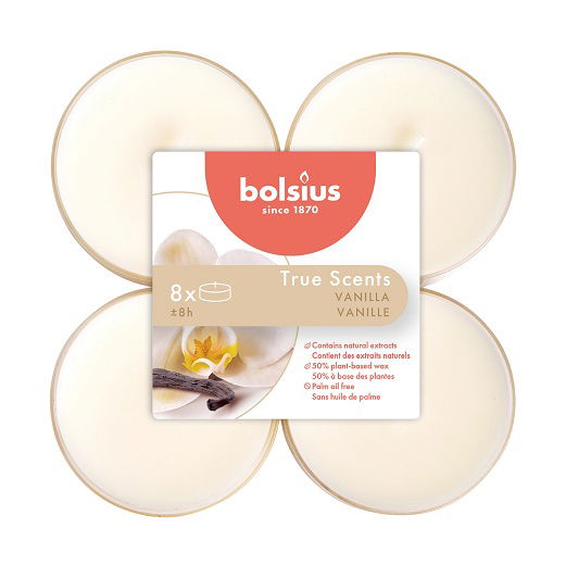bolsius geurlichten vanille 101925221875
