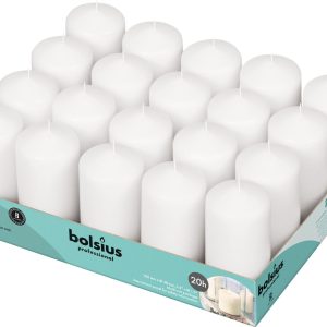 100:48 bolsius stompkaars wit