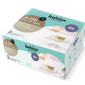 bolsius 6u theelicht goud