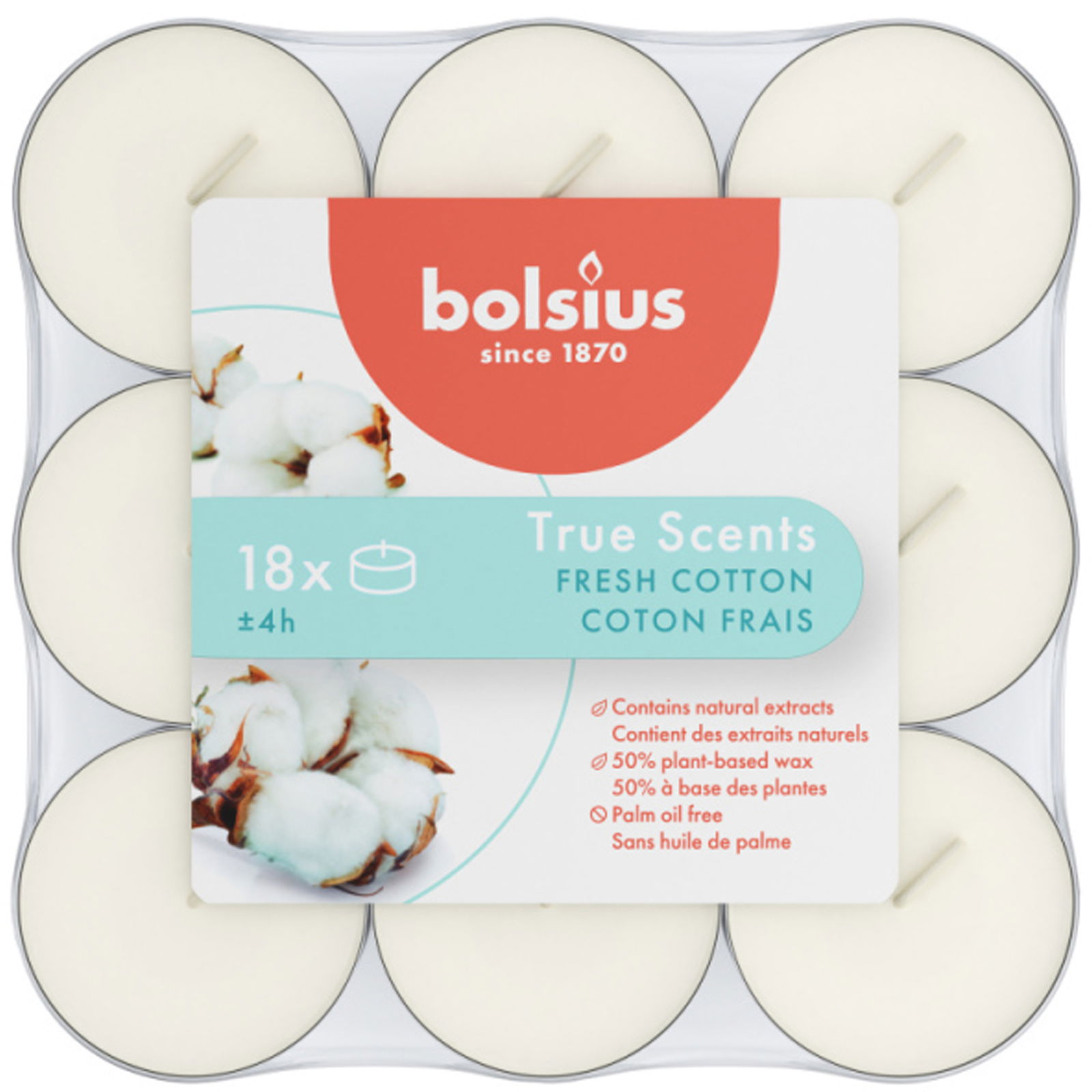bolsius geurtheelichten fresh cotton