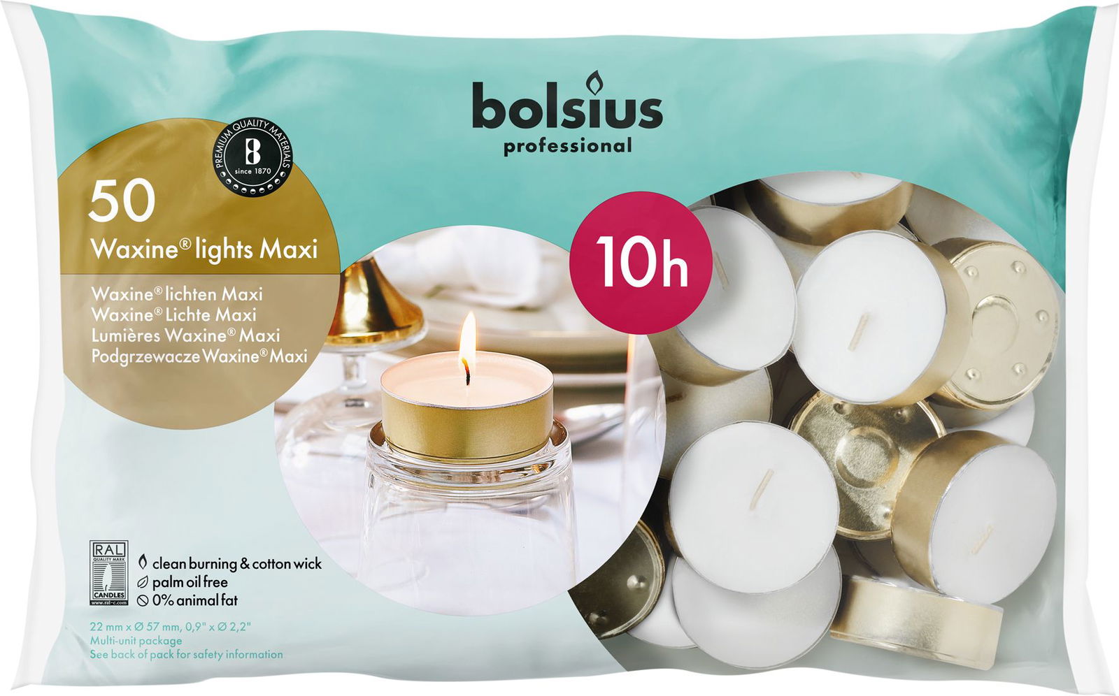 bolsius theelicht 10u