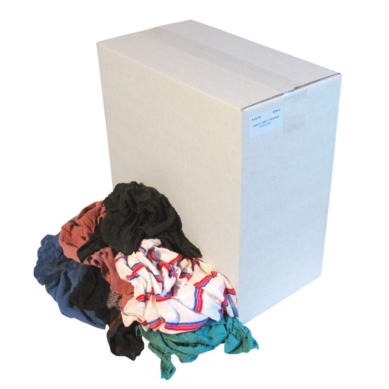 bonte tricot poets lappen