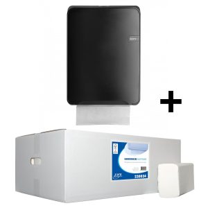 handdoekpapier en dispenser