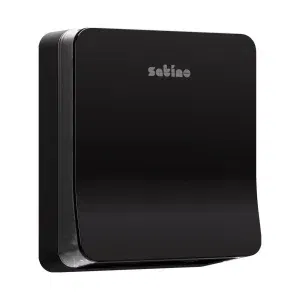 Satino Hyginity PT2 vouwhanddoek multifold dispenser S kunststof zwart
