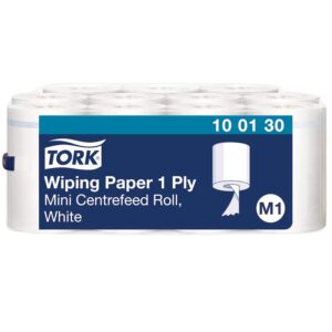 Tork M1 Wiping Poetsrol mini 1-laags 11 rollen 120 meter